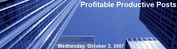 Profitable Productive Posts