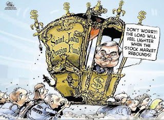 Pension Battle Continues in St John