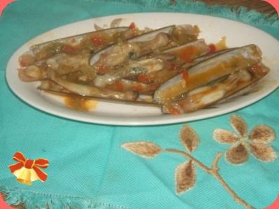 nabajas en salsa 1