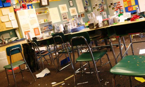 messy classroom pictures