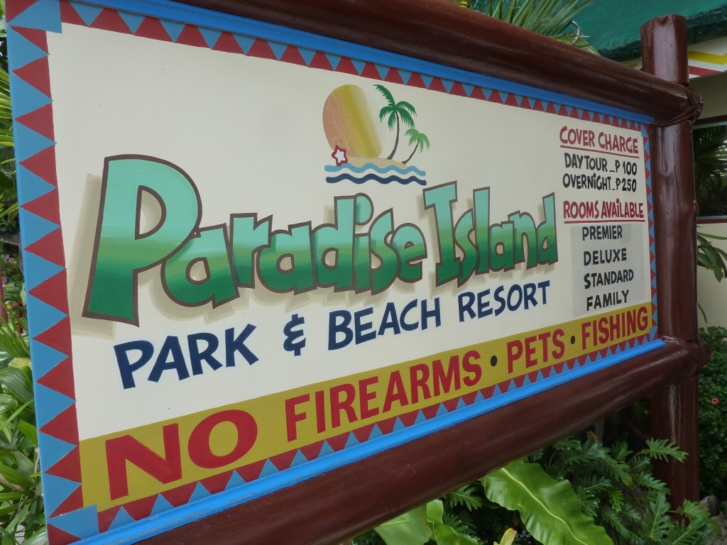 Philippines tourist destination Paradise Island Park and Beach Resort