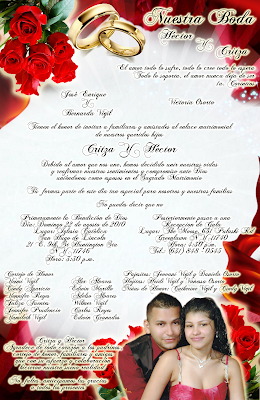 IMPRIMIR TARJETA INVITACION MATRIMONIO imprimir tarjeta invitacion matrimonio: