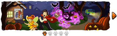 imagenes del nuevo logo de google por Halloween