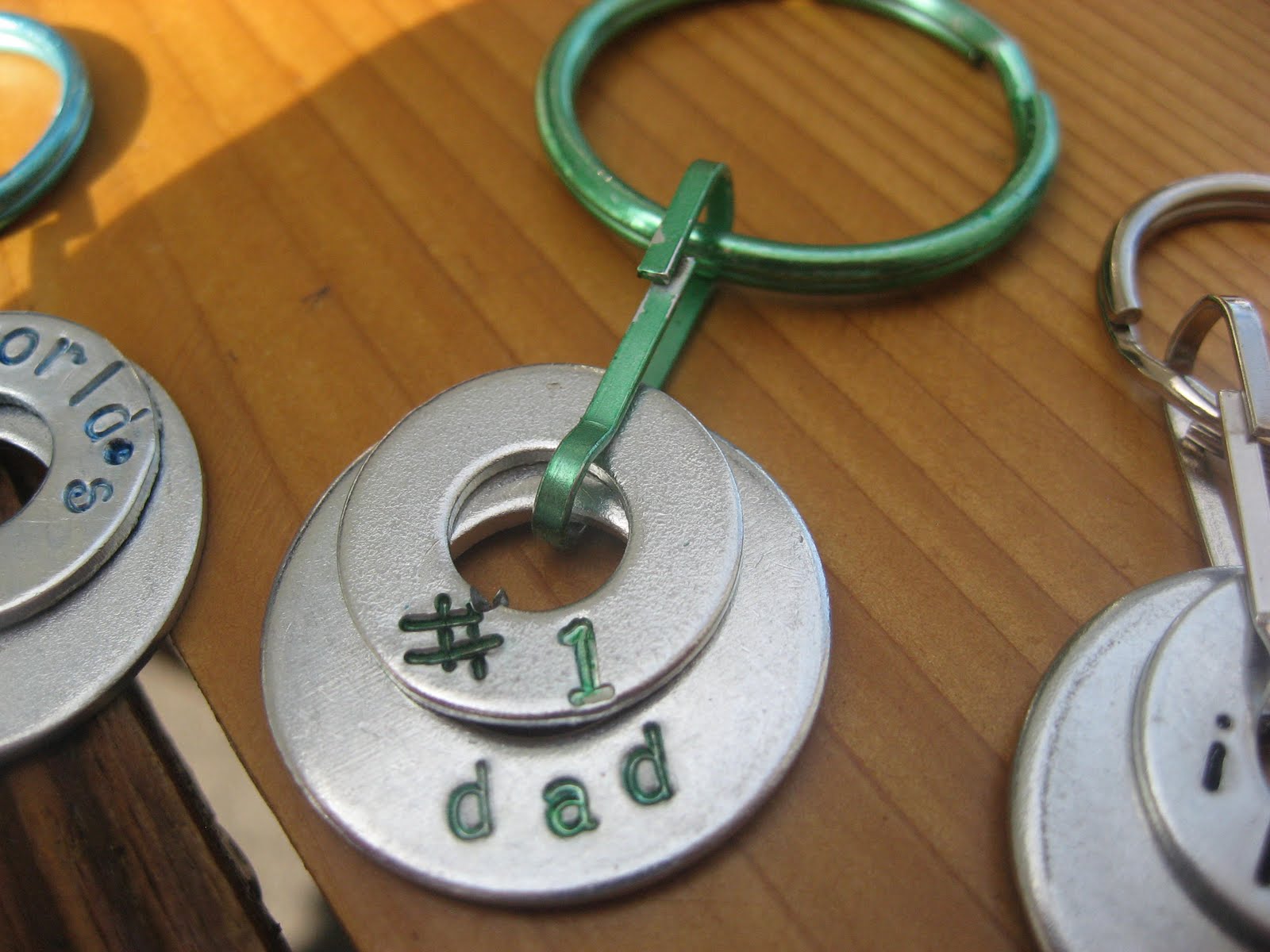 Girl in Air BLOG A Father's Day Keychain Kid's Project