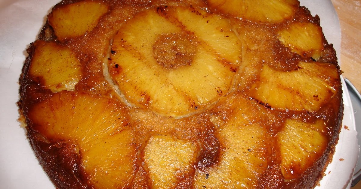 Chef Tell's Kitchen Grilled Pineapple Upsidedown Cake