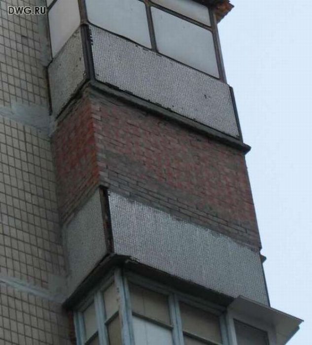 Суровый балкон в волгограде.