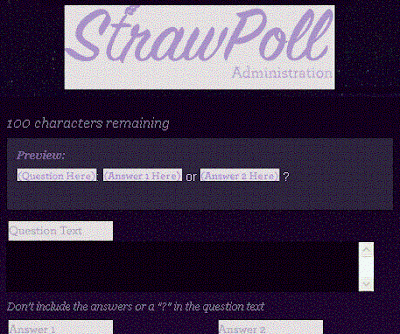 Twitter Poll on StrawPoll BlogPandit