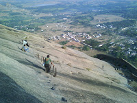Climbing Madhugiri