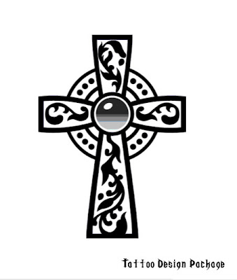 tribal celtic cross