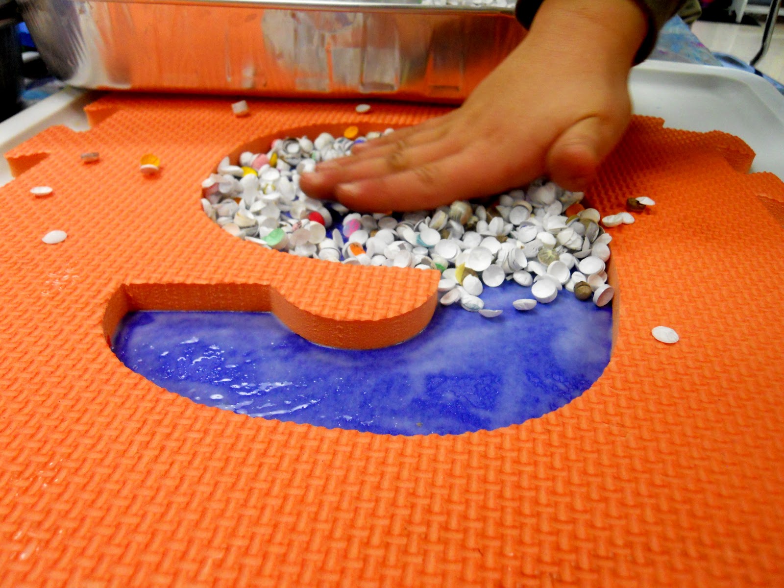 Teaching 2 and 3 Year Olds Numbers From Paper Punches