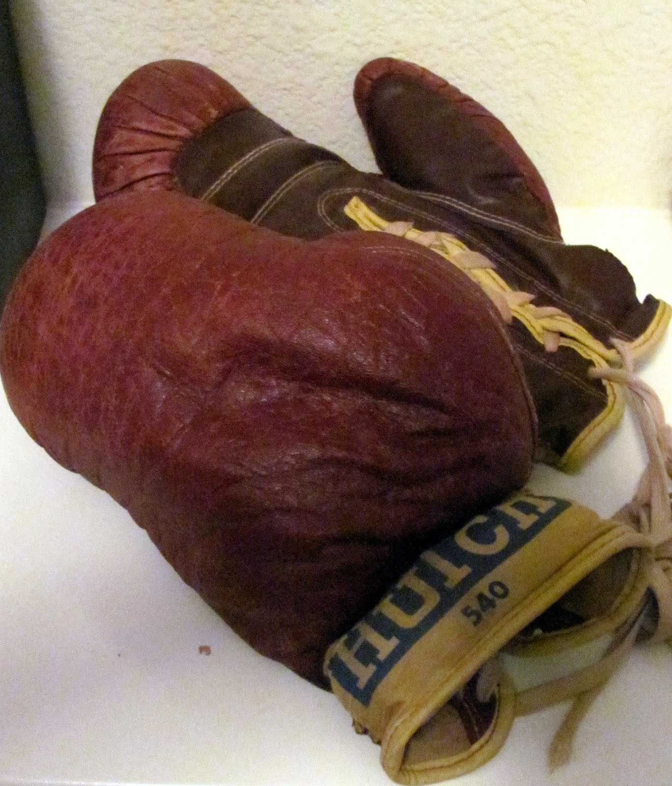 These old boxing gloves