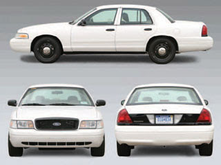 The Ford Crown Victoria has