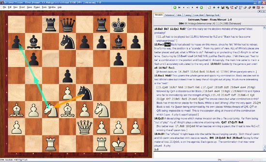 Annotating in ChessBase: Arrows and highlighted squares