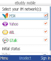 eBuddy Mobile Chat v.1.2