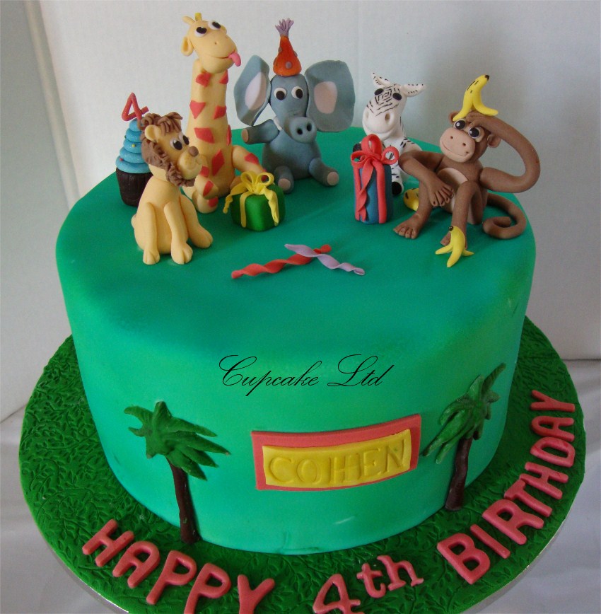 CupcakeNZ: Jungle Animal Cake