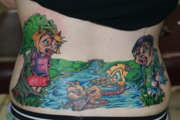 Tramp Stamp Tattoo Pictures Tribal Tattoo Tramp Stamp. Tramp Stamp Tattoo Pictures