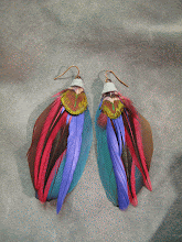 My new feather earrings