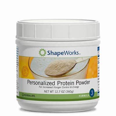 HERBALIFE works,: HERBALIFE Formula 3 Personalized Protein Powder