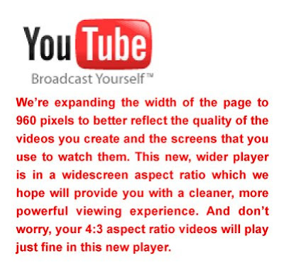 YouTube Widescreen