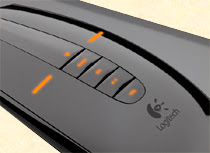 La zone tactile de la souris Logitech MX Air.