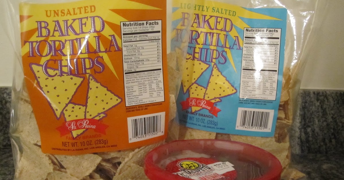 The Healthy Vegans Oil Free Baked Tortilla Chips by La Reina