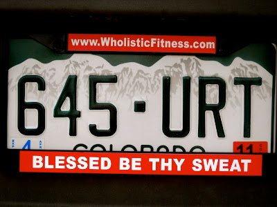 Whoa! a WF License Plate Holder! Sing your Support!