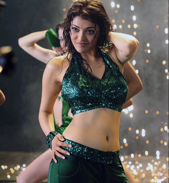 Kajal Agarwal Sexy Item Song Stills From 'Merupu' Movie.