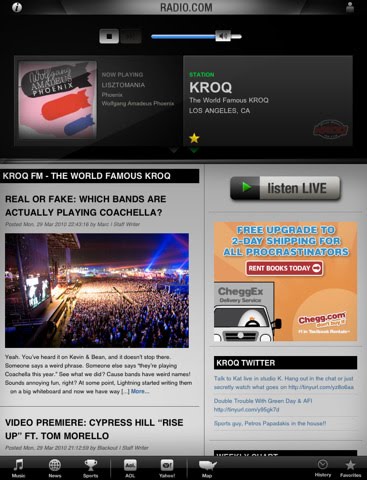 Radio.Com comes from CBS