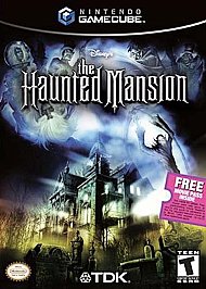 Cover art to the Haunted Mansion GameCube edition