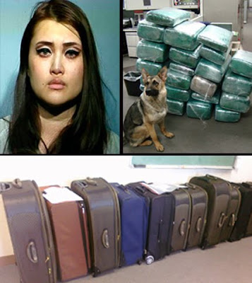 Feds: Woman took 506 pounds of pot to Ohio on jet