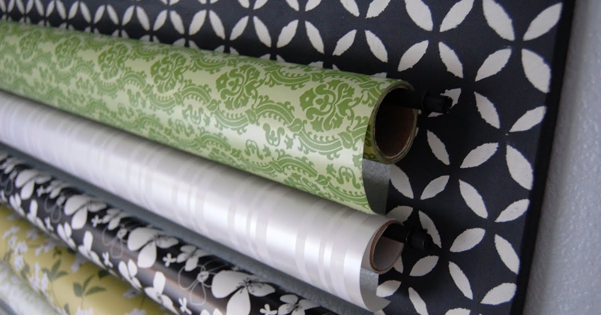 Design Gal & Her Handyman {gift wrap holder}