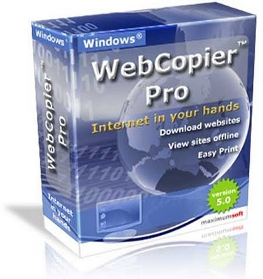 .. لحفظ موقع بالكامل وتصفحه بدون الاتصال بالانترنت WebCopier Pro 5.0 MaximumSoft+WebCopier+Pro+5.3+software+download+serial