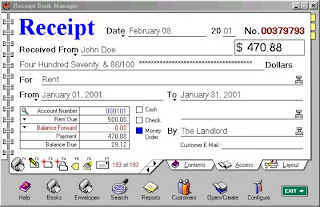 create receipt