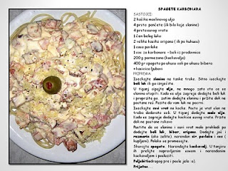 Recept --> spagete karbonara - klik na sliku