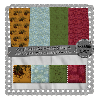 'Tis The Season Freebie Papers by As Sweet As Honey Scraps Freebie_11-19