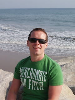 Jason in Hollywood on Santa Monica beach auditioning for next Abercrombie poster
