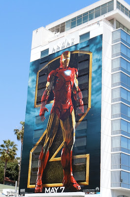 Iron Man 2 building billboard