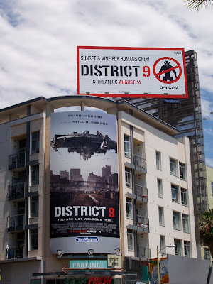 District 9 movie billboards