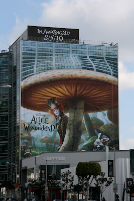 Johnny Depp Alice in Wonderland billboard