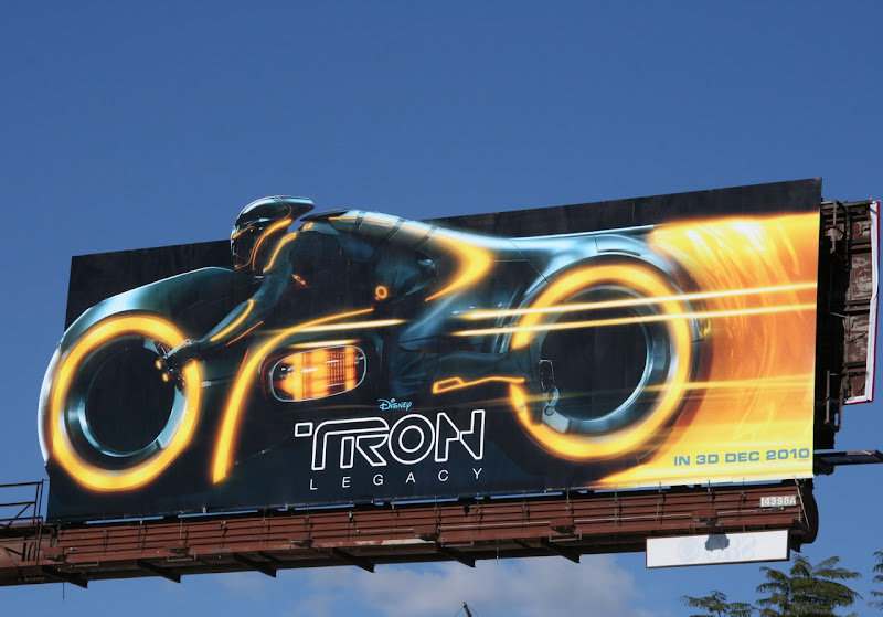Tron Legacy movie billboard