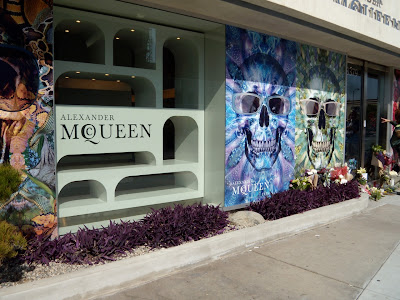 Alexander McQueen West Hollywood empty store widows