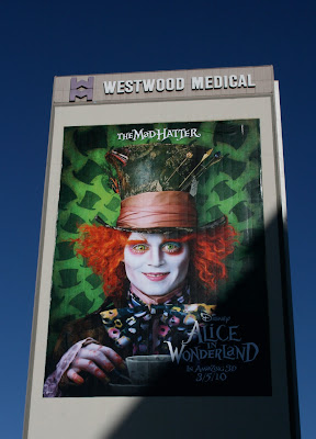 Mad Hatter Alice in Wonderland billboard
