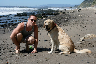 Jason and Cooper in Santa Barbara