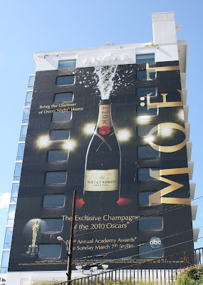 Moet Champagne Oscar billboard
