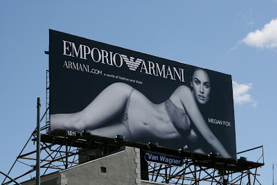 Megan Fox Armani billboard