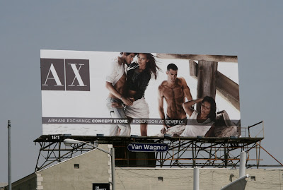 Armani Exchange hot fashion billboard
