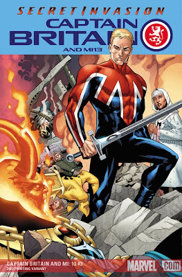 Captain Britain Secret Invasion cover