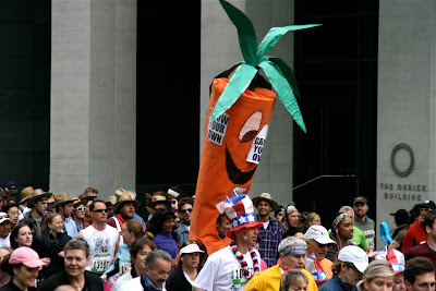 Carrot costume Bay to Breakers 2010