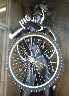 Eiotown bicycle art creation