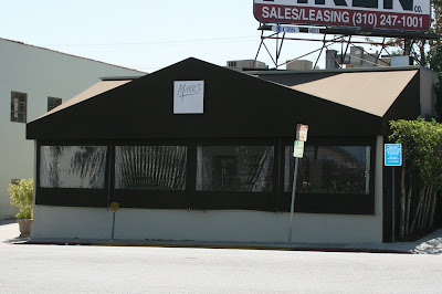 Mark's restaurant now closed on LA Cienega Blvd
